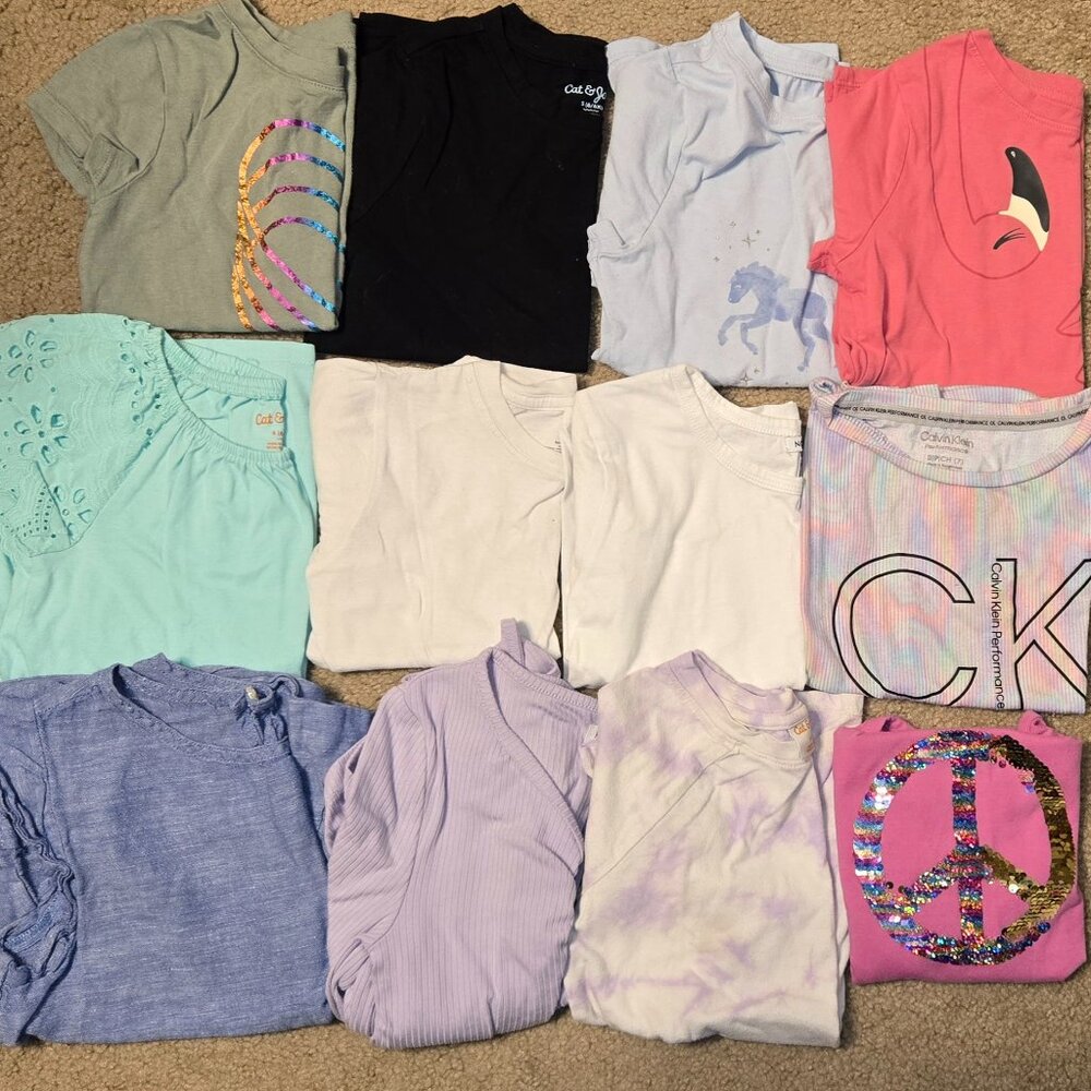 Girls bundle lot - tops S (6/6X)